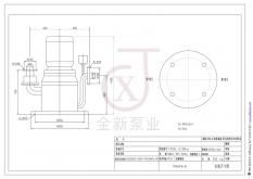 WFB自控自吸泵(無密封自控自吸泵100WFB-B型安裝尺寸圖)