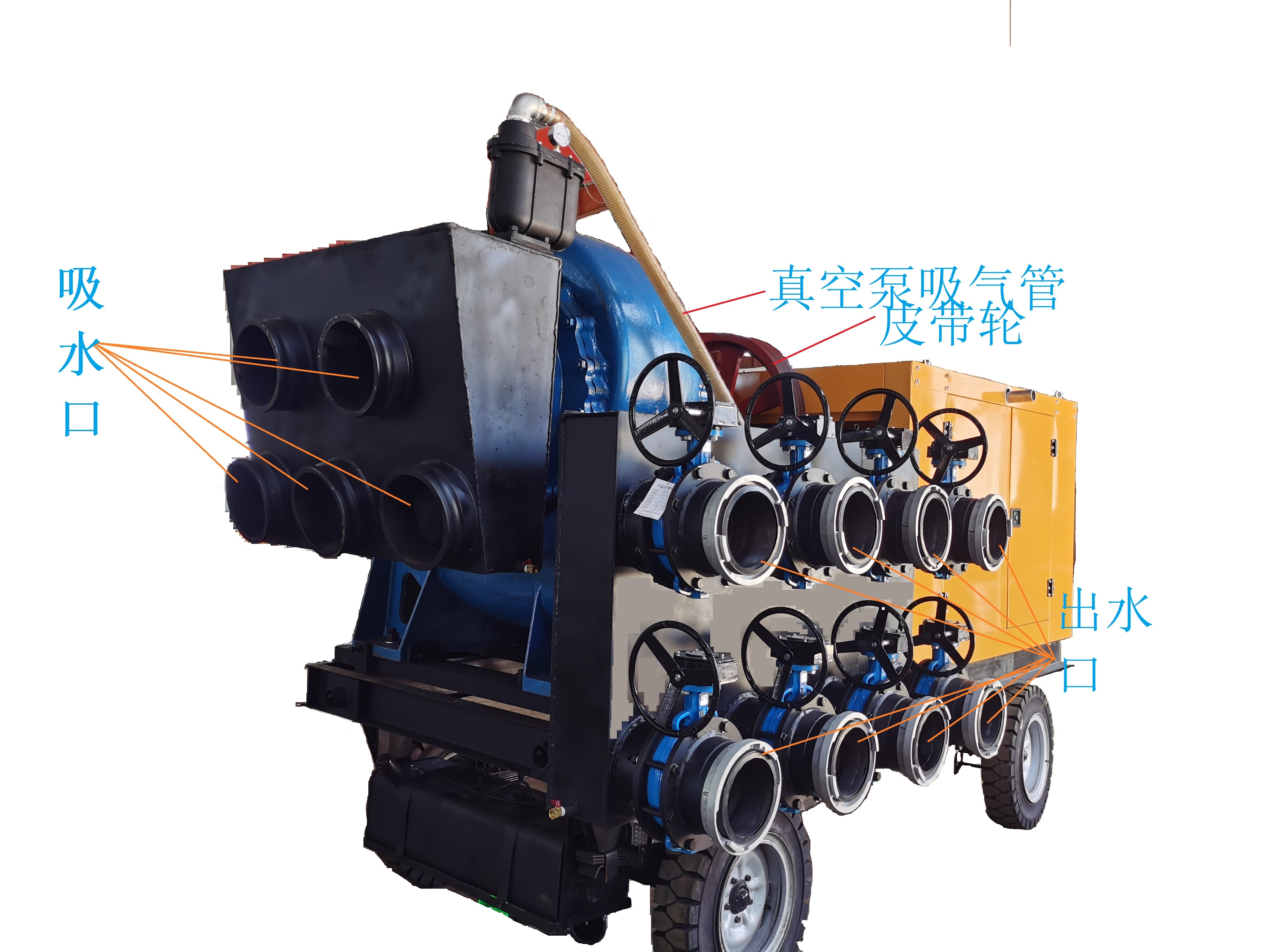 真空輔助混流式挪動自吸式泵車應用操作步驟